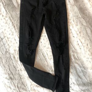 Gently worn skinny jeans